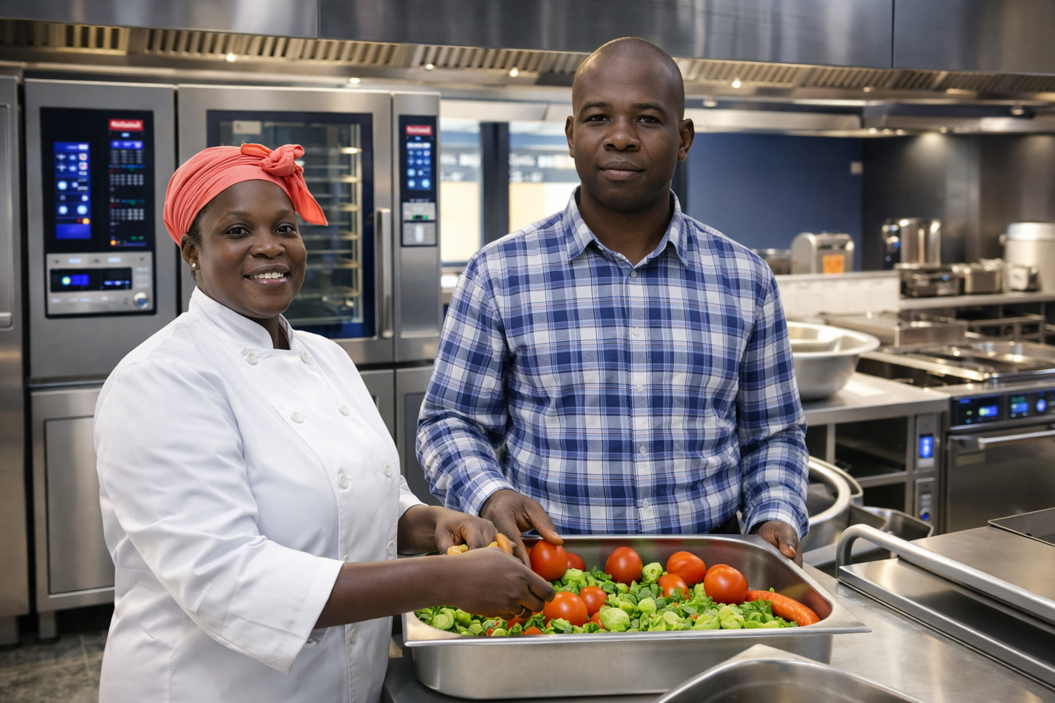 Buffet et service des repas