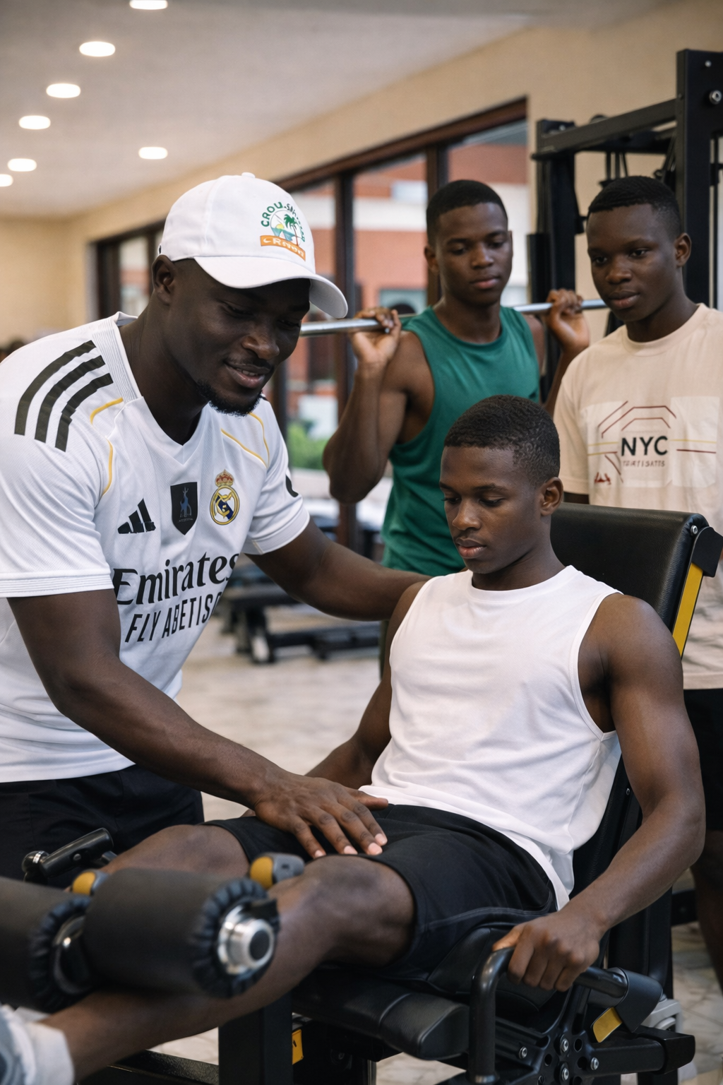 Espace musculation - Haltères et poids